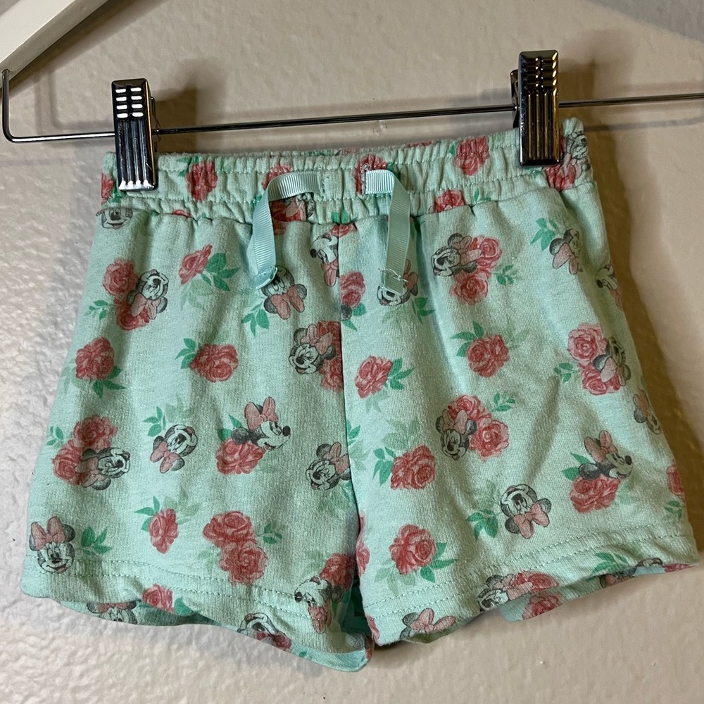 Disney Minnie Floral girls toddler 3T shorts